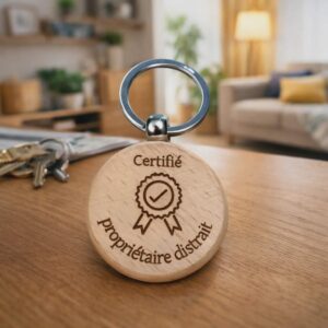 Porte clés certifié