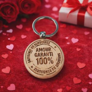 Porte clés amour garanti 100%