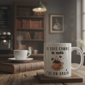 Mug je suis comme le café
