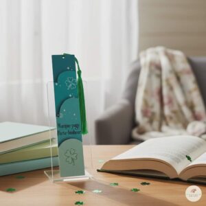 Marque-page grand format porte-bonheur