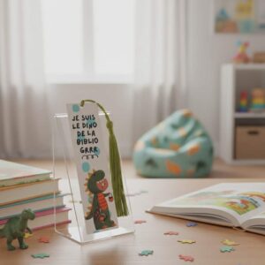 Marque-page petit format dino